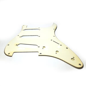 Escudo para Guitarra Strato, 3 Captadores Single (Branco)