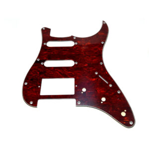 Escudo para Guitarra Strato, 1 Humbucker e 2 Captadores Single (Tartaruga)