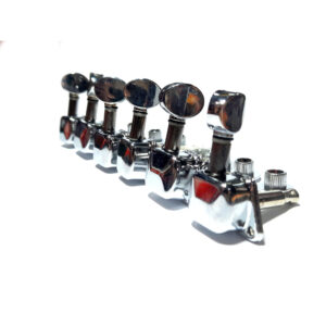 Tarraxa para Guitarra Semi-Blindada 6 em Linha