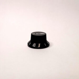 Knob de Guitarra Stratocaster "Volume" (Preto)